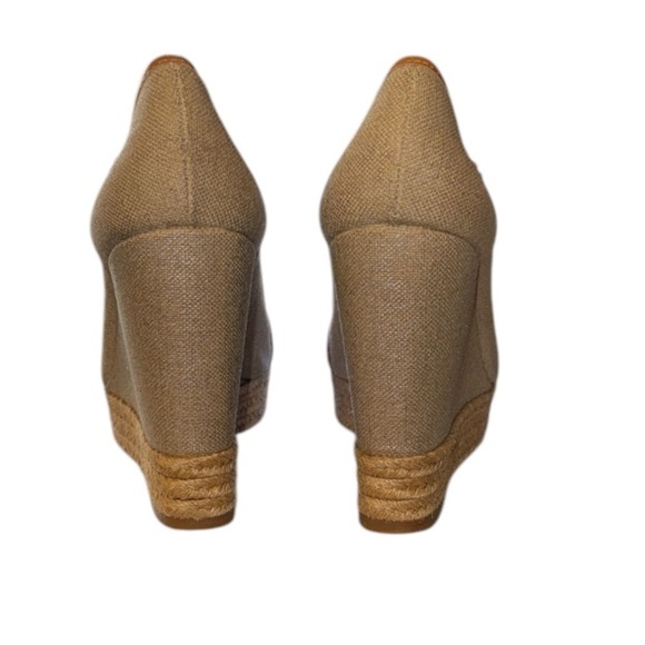 Tory Burch Peep Toe Wedges - Picture 5 of 7